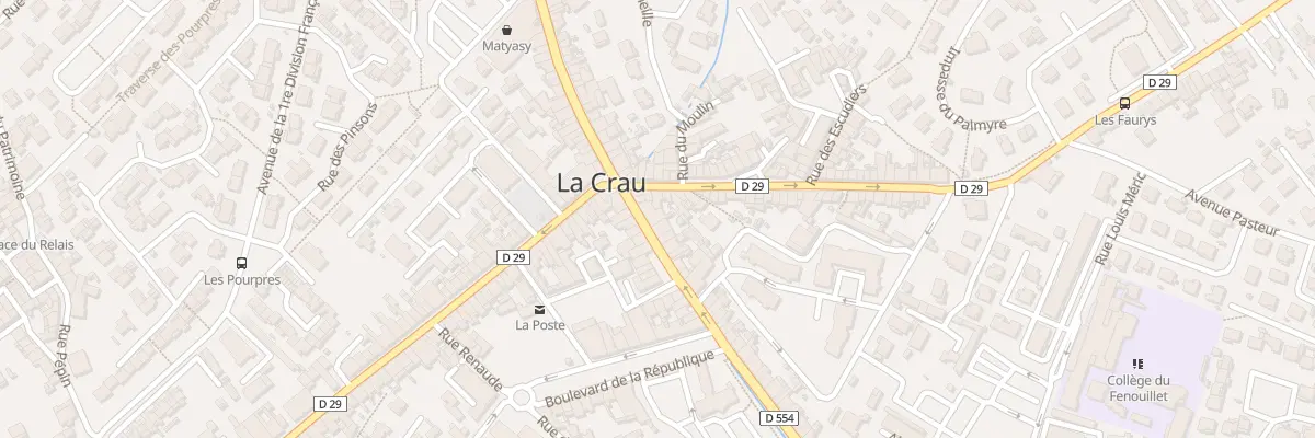 Plan du 5 Av General de Gaulle à La Crau