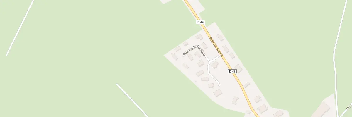 Plan du 12 Rue de la Faviere à Boujailles