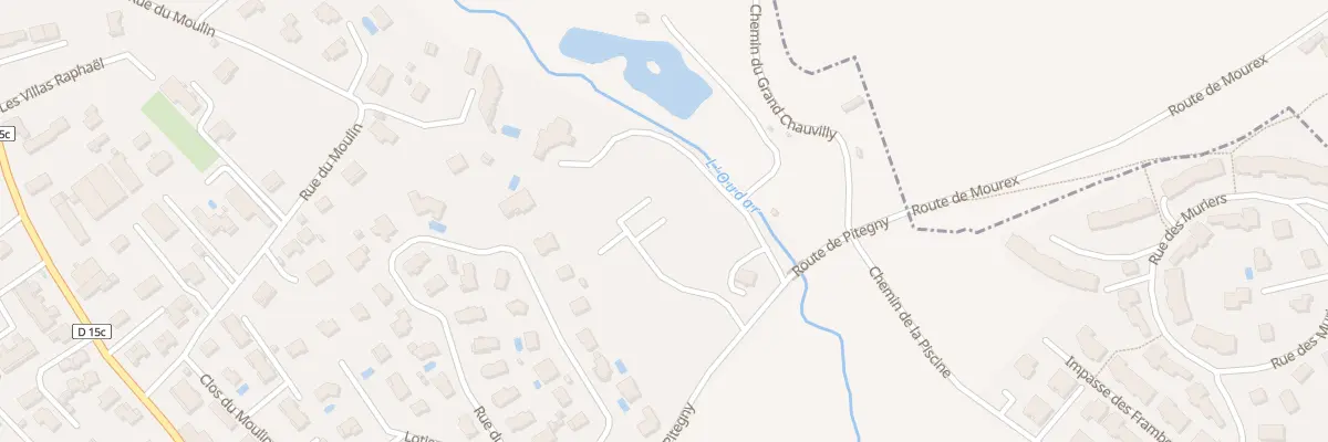 Plan du 195C Rte de Pitegny à Cessy
