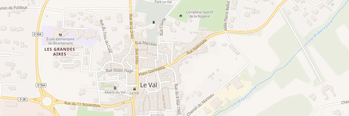 Plan du 3 Rue Nationale au Val