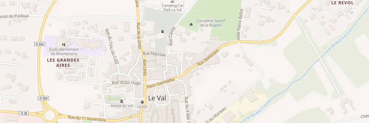 Plan du 4 Rue de la Paix au Val