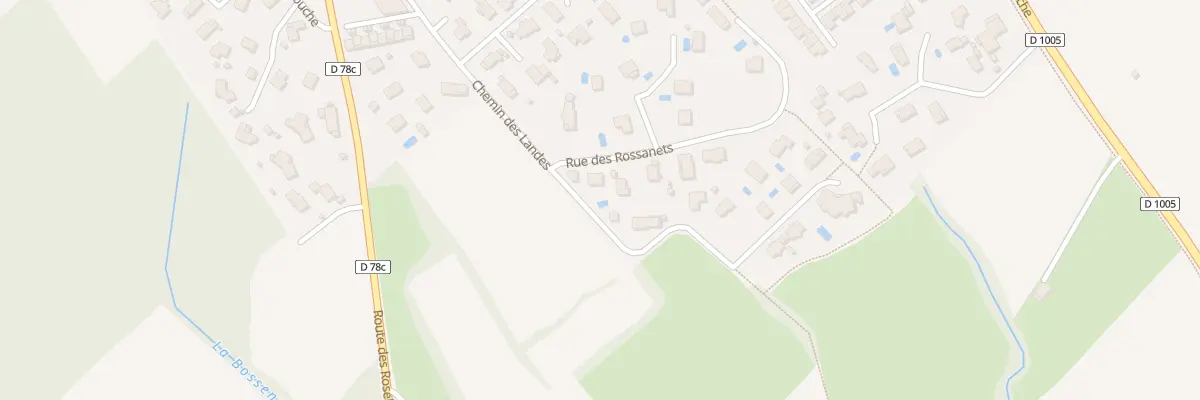 Plan du 38 Rue des Rossanets à Ségny