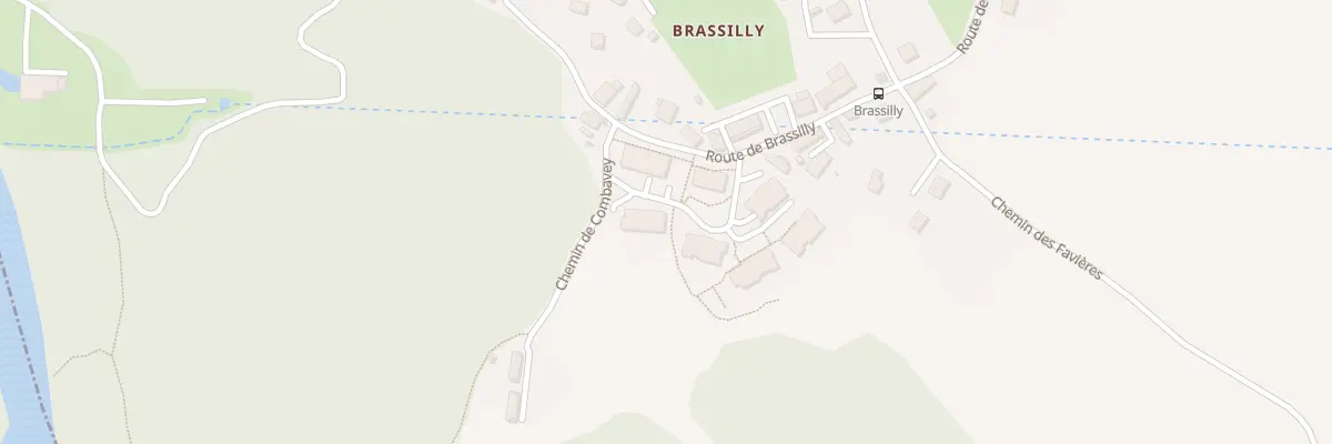 Plan du 1049 Rte de Brassilly à Poisy
