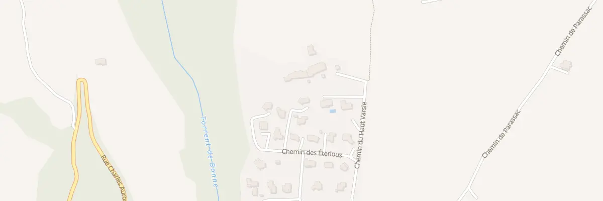 Plan du 9D Che des Eterlous à Gap