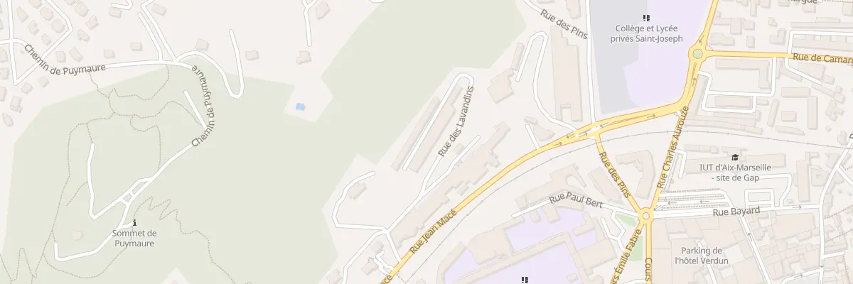 Plan du 2 Rue des Lavandins à Gap