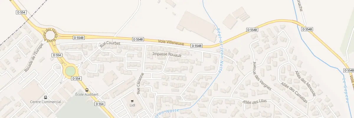 Plan du 25 Imp Rouault à La Crau