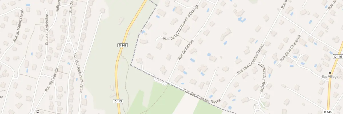 Plan du 12 Rue de la Falaise à Montfaucon
