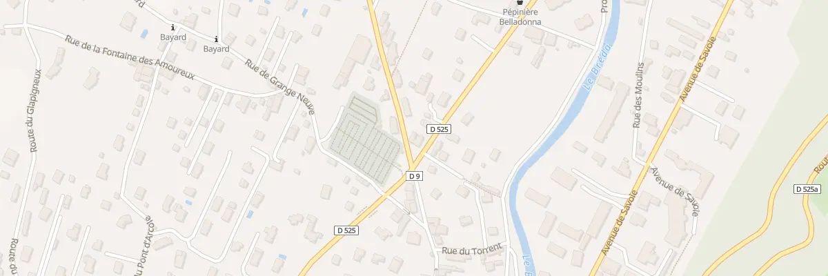 Plan du 32 Rte du Moutaret à Allevard