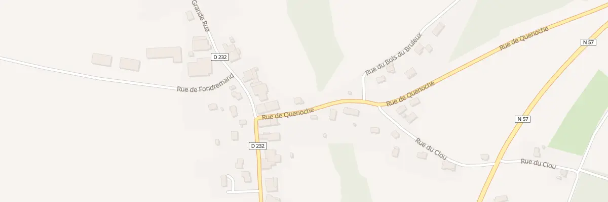 Plan du 1A Rue de Quenoche à La Malachère