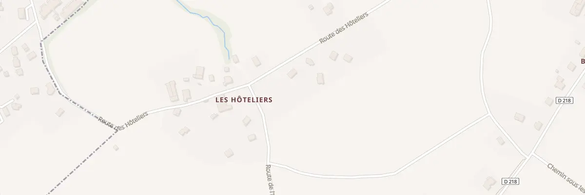 Plan du 474 Rte des Hôteliers à Présilly