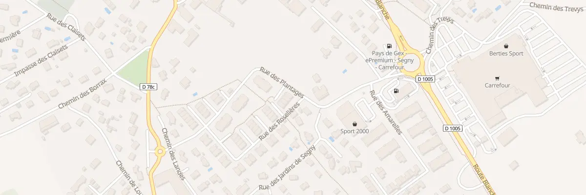 Plan du 221 Rue des Plantages à Ségny