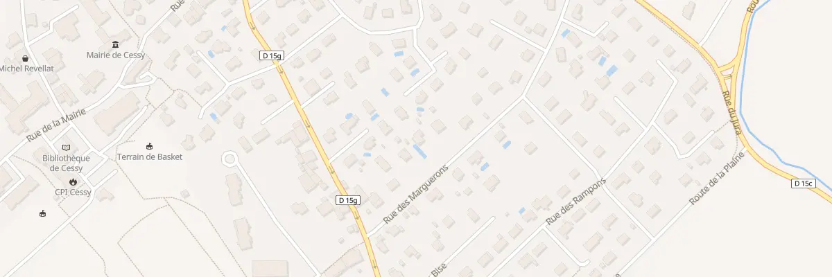 Plan du 314 Rue des Marguerons à Cessy