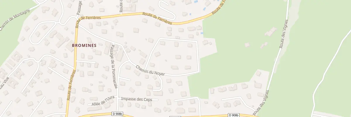 Plan du 299 Che du Noyer à Sillingy