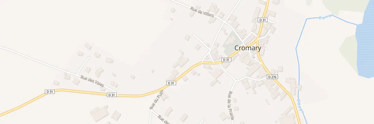 Plan du 8 Gr Grande Rue à Cromary