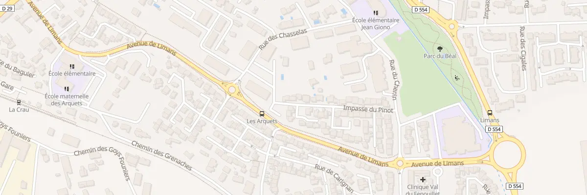 Plan du 32 Imp du Pinot à La Crau