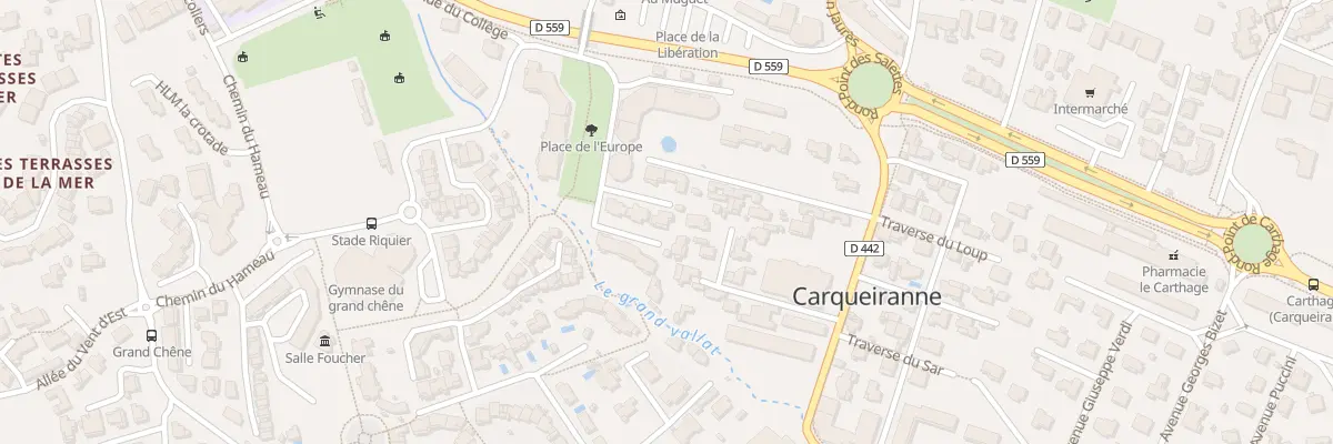 Plan du 3 All Albert et Emilie Jahandiez à Carqueiranne