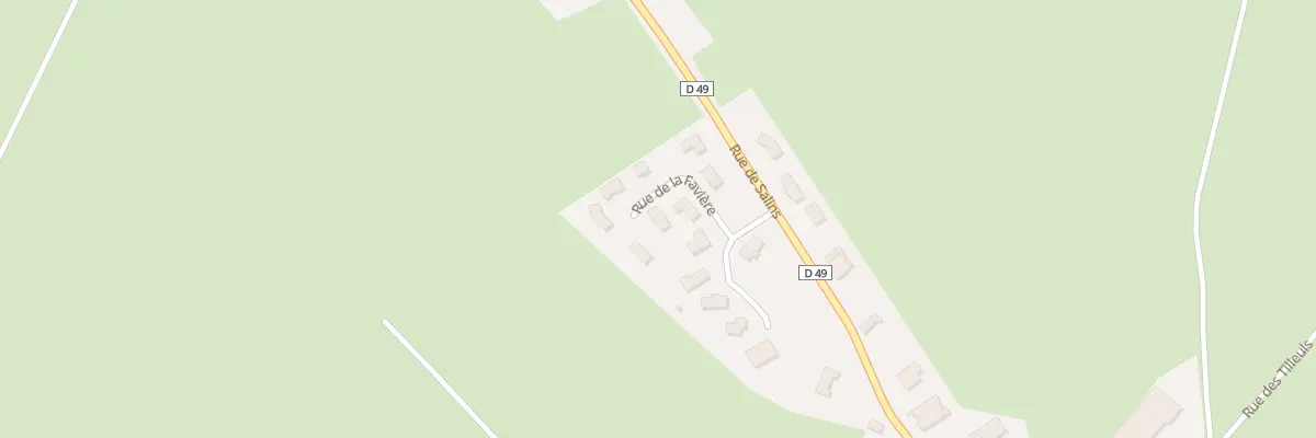Plan du 11 Rue de la Faviere à Boujailles