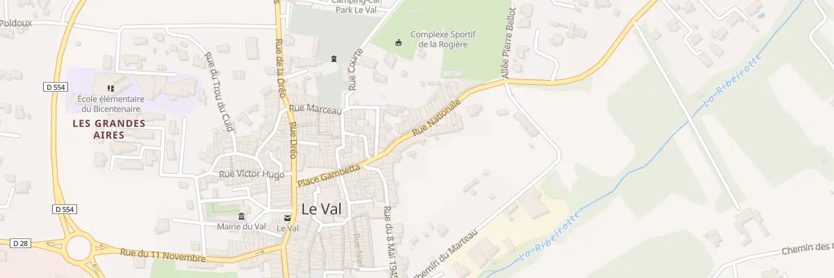 Plan du 20 Rue Nationale au Val