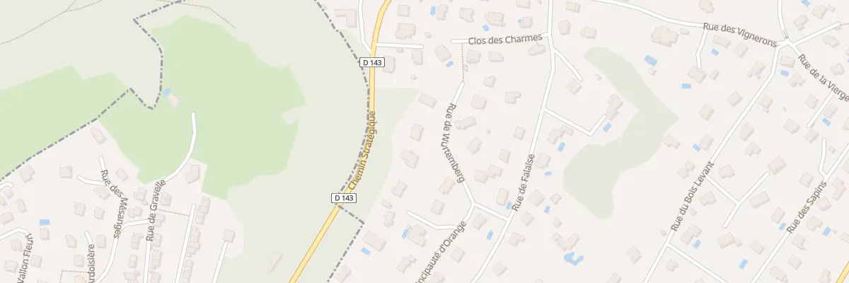 Plan du 5 Rue de Wurtemberg à Montfaucon