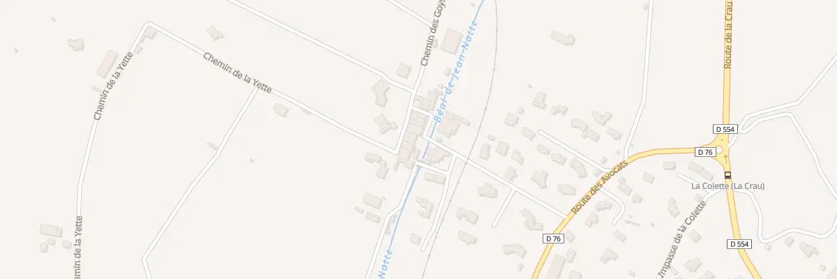 Plan du 1416 Che des Goys Fourniers à La Crau