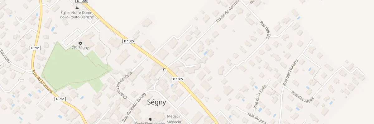 Plan du 30 Rte de Versonnex à Ségny