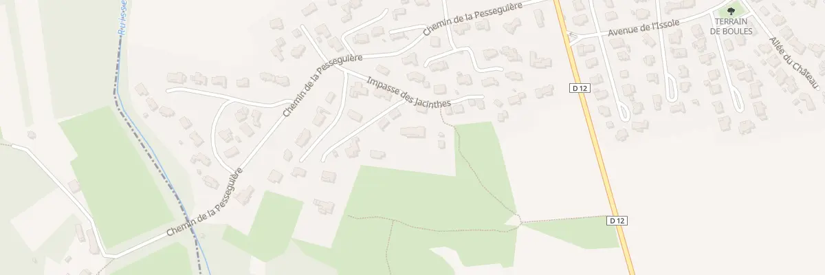 Plan du 104 Imp des Jacinthes à Forcalqueiret