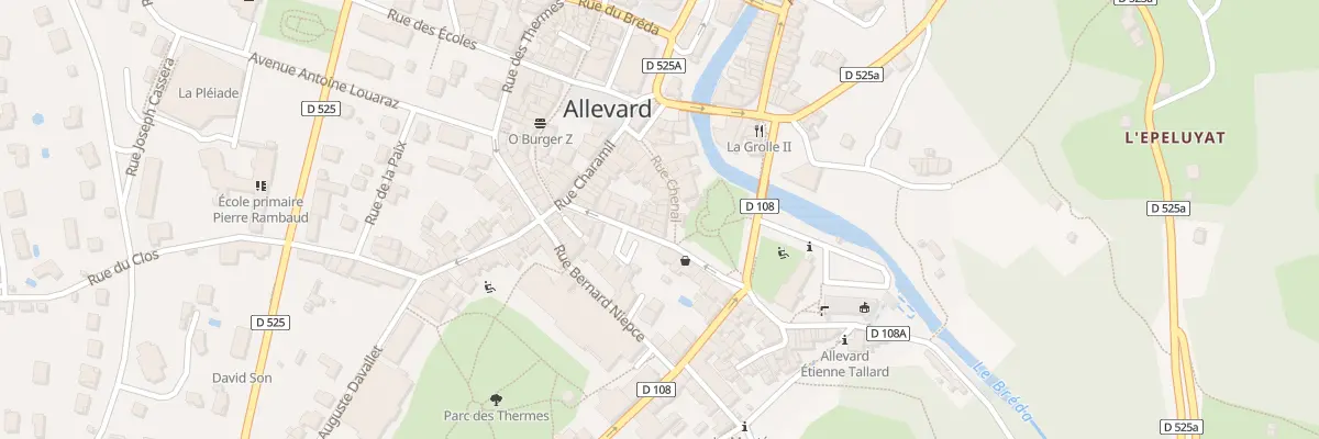 Plan du 18 Rue Chenal à Allevard