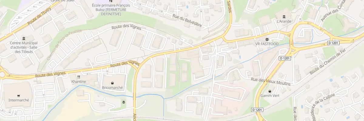 Plan du 23C Rte de Lyon à Saint-Julien-en-Genevois