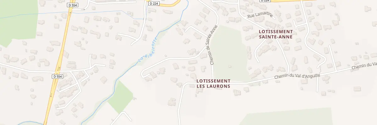 Plan du 45 Lot Les Laurons au Val