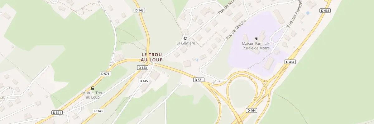 Plan du 1 Rue de Maiche à Morre