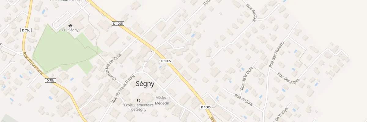 Plan du 663 Rte Blanche à Ségny