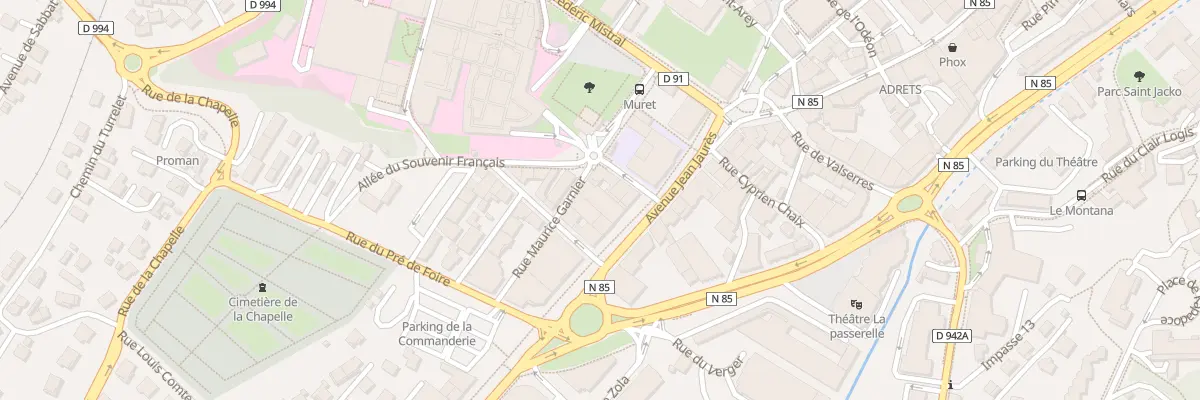 Plan du 6 Av Jean Jaurès à Gap