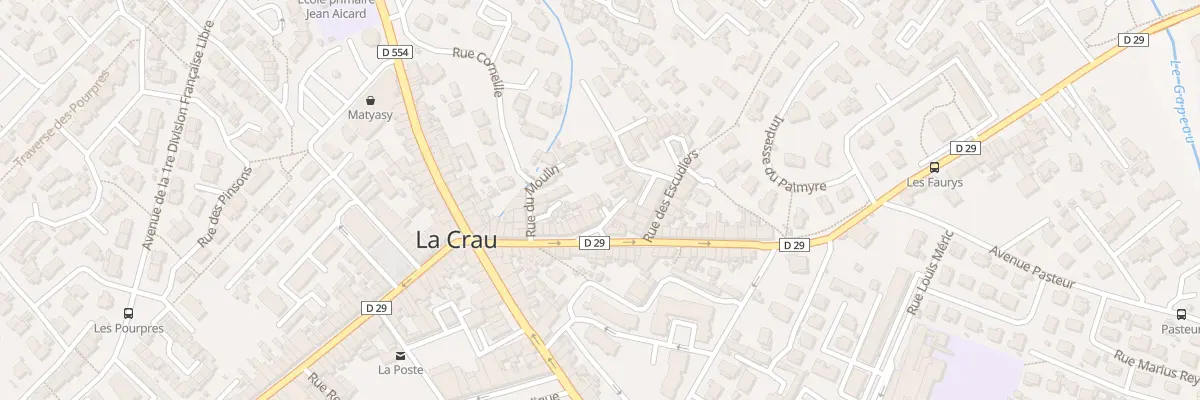 Plan du 29 Av de la Libération à La Crau