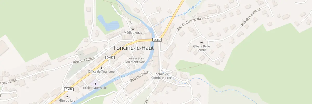 Plan du 4 Rue des Fontaines à Foncine-le-Haut