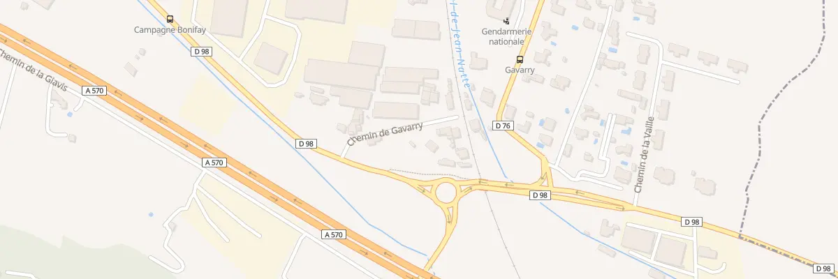 Plan du 90 Che de Gavary à La Crau