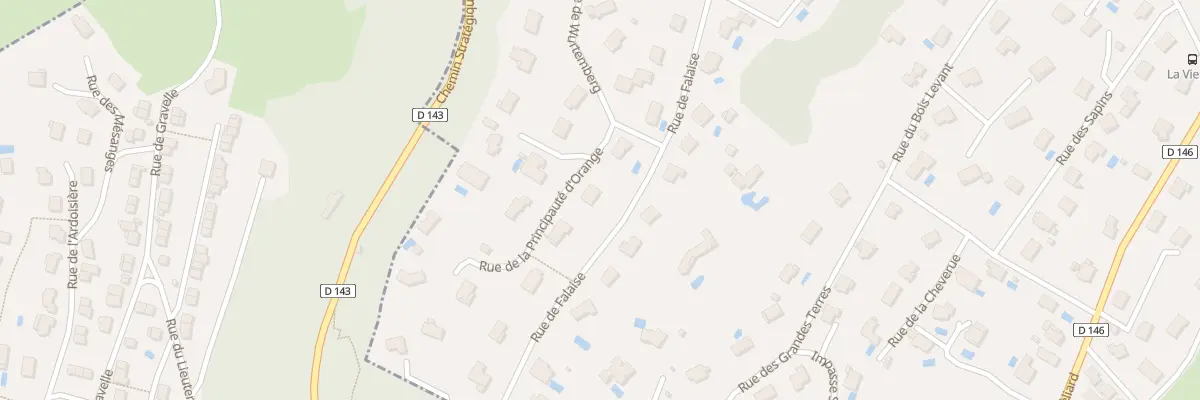 Plan du 3 Rue de la Principauté d’Orange à Montfaucon