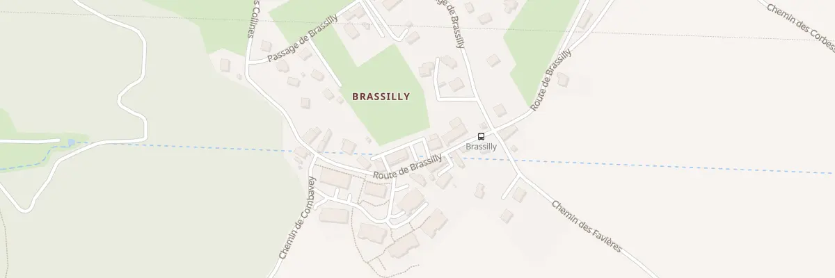 Plan du 1030 Rte de Brassilly à Poisy