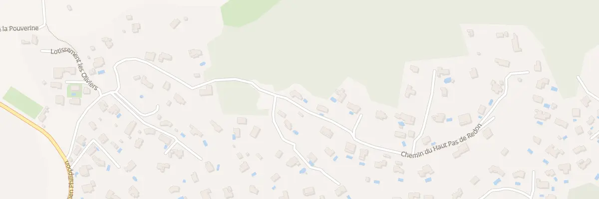 Plan du 517 Che du Haut Pas Redon à Cuers