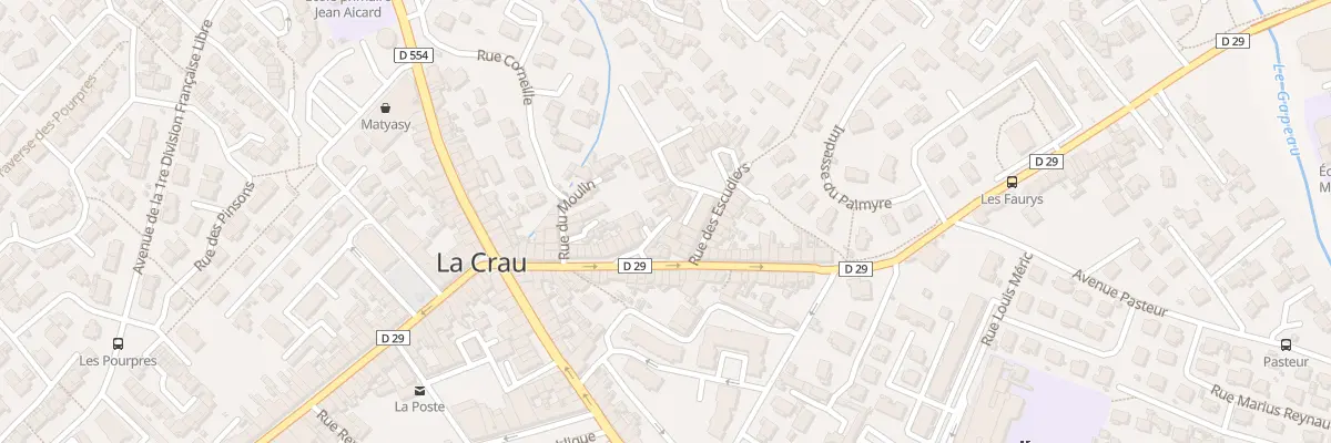 Plan du 35 Av de la Libération à La Crau