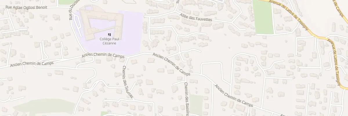 Plan du 5156 Chemin de Besse à Brignoles
