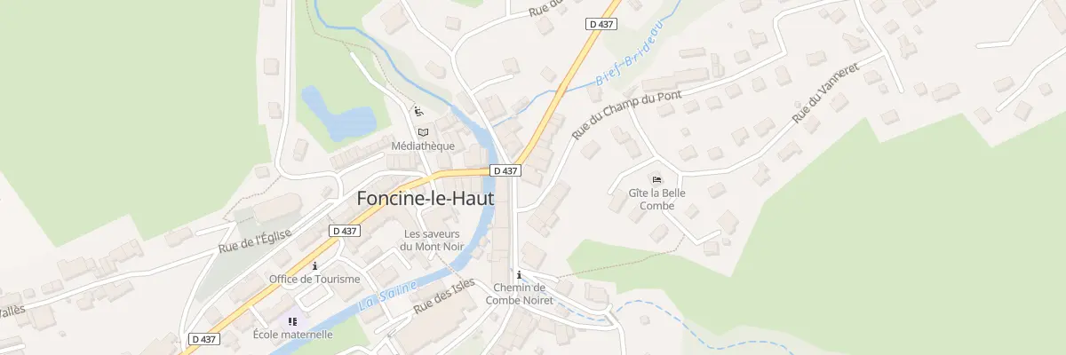 Plan du 1 Rue des Fontaines à Foncine-le-Haut