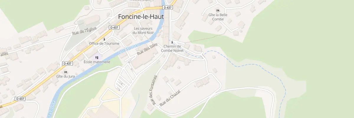 Plan du 17 Rue des Fontaines à Foncine-le-Haut
