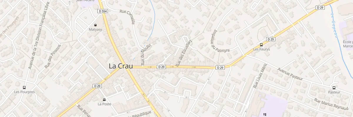 Plan du 5 Rue des Escudiers à La Crau