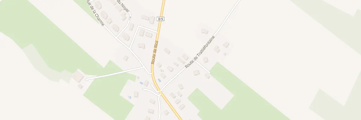 Plan du 9 Rte de Traitiefontaine à Neuvelle-lès-Cromary