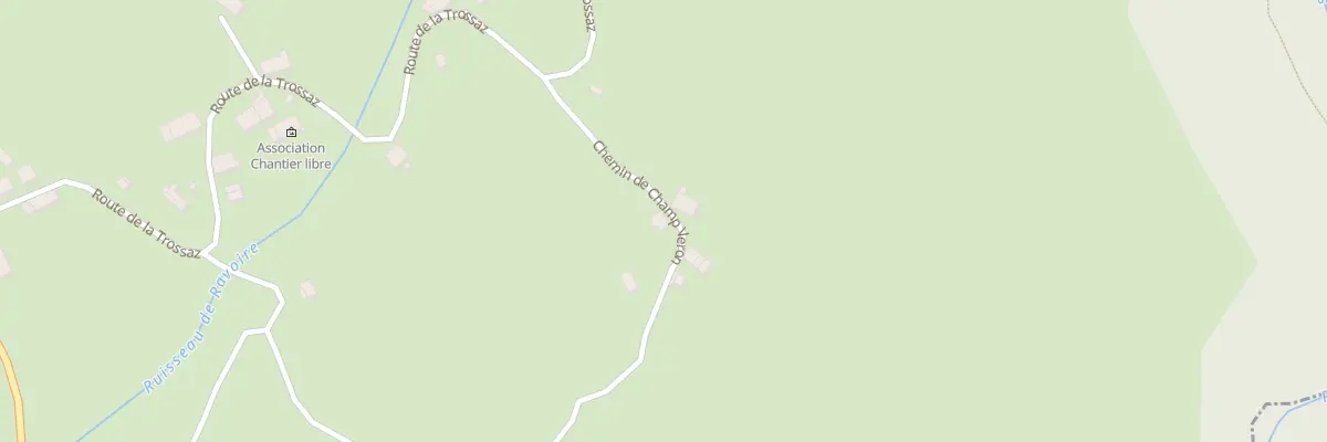 Plan du 144 Che de Champ Veron à Cercier