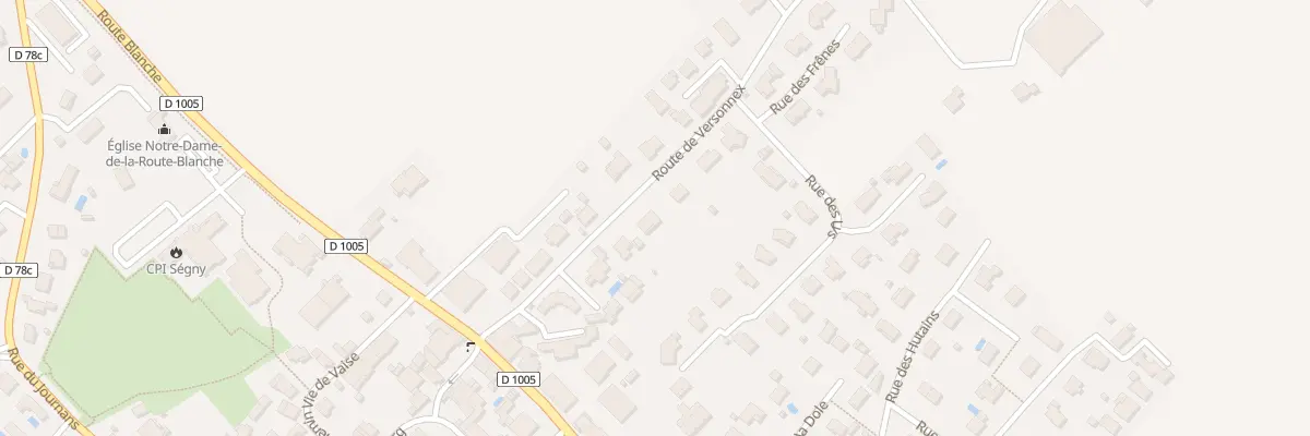 Plan du 142 Rte de Versonnex à Ségny