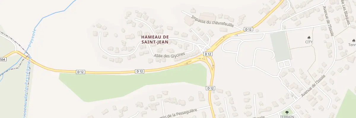 Plan du 75 All des Glycines à Forcalqueiret