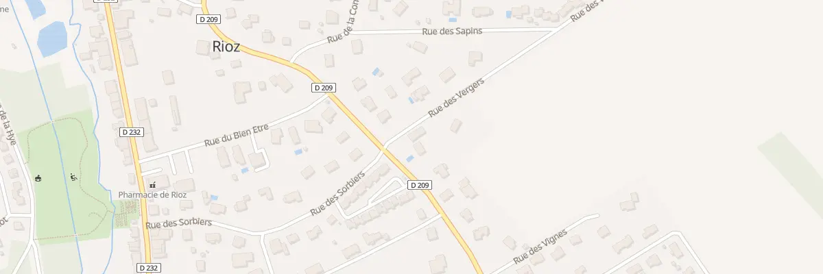 Plan du 2 Rue des Vergers à Rioz