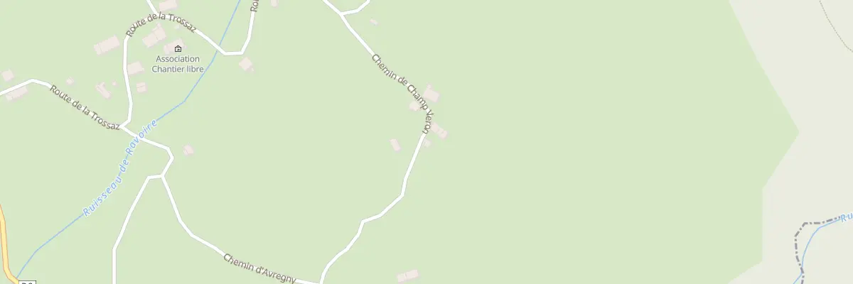 Plan du 175 Che de Champ Veron à Cercier