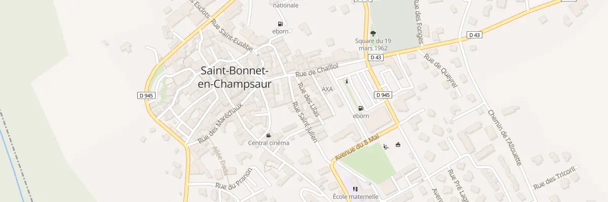 Plan du 1 Rue des Lilas à Saint-Bonnet-en-Champsaur